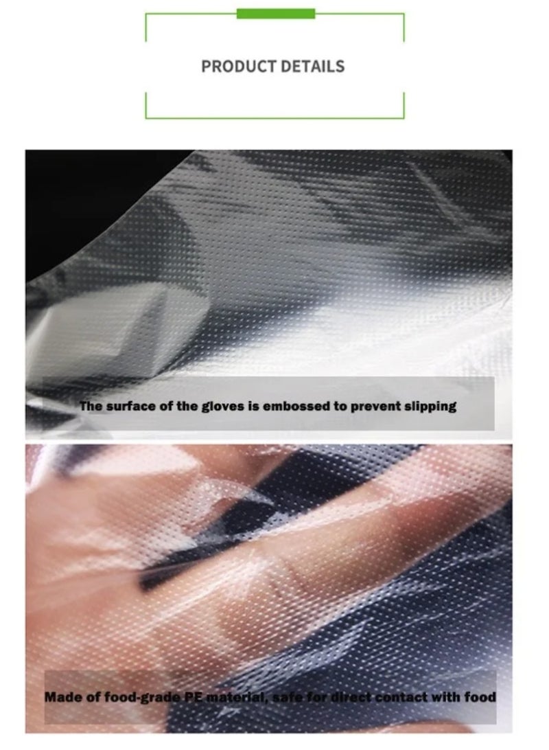 50 Pcs Of Individually Packaged Transparent Gloves, Food-Grade Safety Gloves For Dining And Food Preparation - Image 4